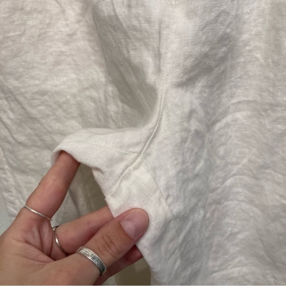 andrea jovine White Linen Pants - Picture 5 of 13